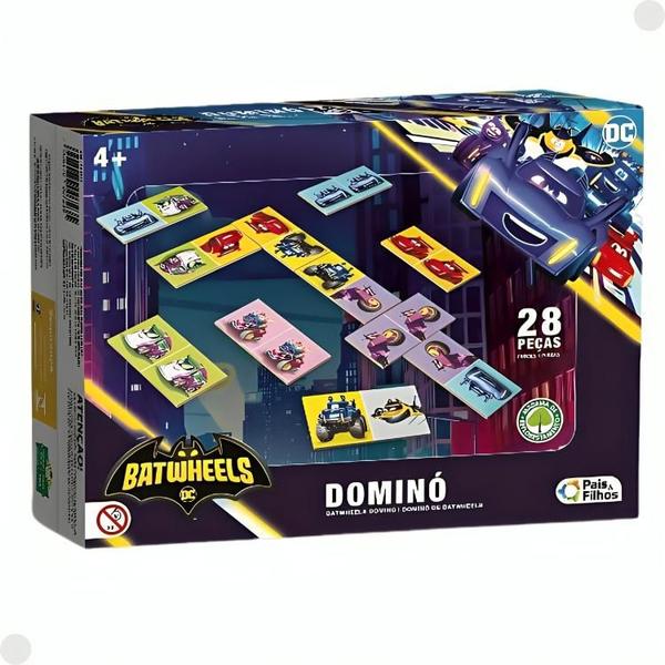 Jogo De Domino BatWheels Mdf 792333 Pais E Filhos Imagem de Jogo De Domino BatWheels Mdf 792333 Pais E Filhos