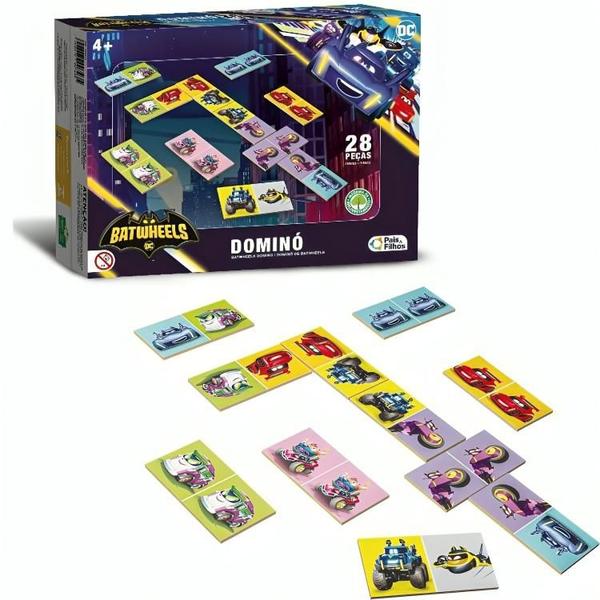 Jogo De Domino BatWheels Mdf 792333 Pais E Filhos Imagem de Jogo De Domino BatWheels Mdf 792333 Pais E Filhos