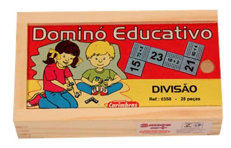 Jogo de Dominó de Divisão - Carimbrás - CARIMBRAS Imagem de Jogo de Dominó de Divisão - Carimbrás - CARIMBRAS