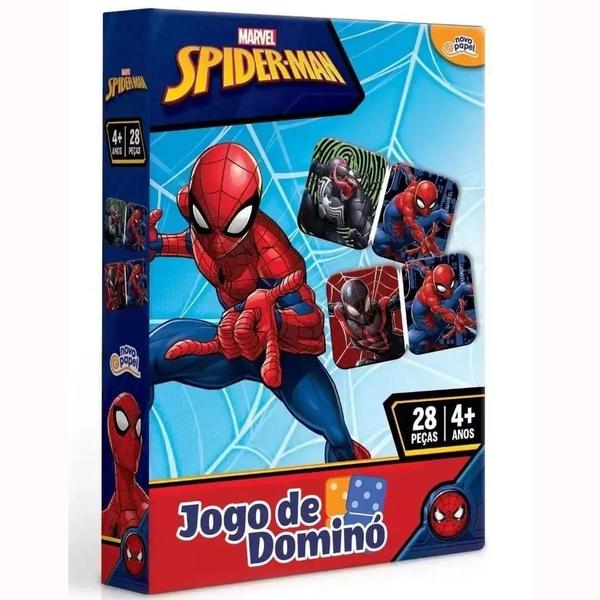 Jogo de Dominó Homem Aranha 28 Pçs 8015 Toyster Imagem de Jogo de Dominó Homem Aranha 28 Pçs 8015 Toyster