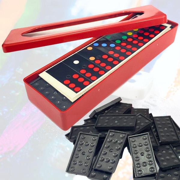 Jogo de Dominó Infantil com Estojo - Plástico - Lembrancinha - Europio Imagem de Jogo de Dominó Infantil com Estojo - Plástico - Lembrancinha