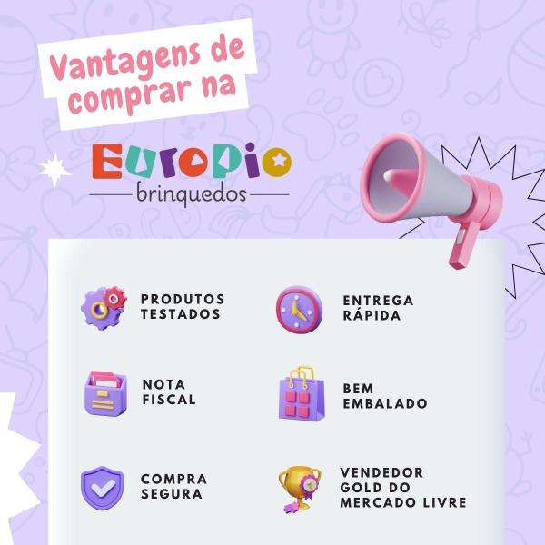 Jogo de Dominó Infantil com Estojo - Plástico - Lembrancinha - Europio Imagem de Jogo de Dominó Infantil com Estojo - Plástico - Lembrancinha