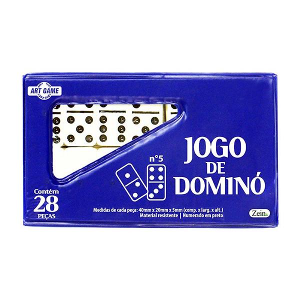 Jogo de Dominó no Estojo 28 Peças Jogo Para Viagens Passeios - Art Game Imagem de Jogo de Dominó no Estojo 28 Peças Jogo Para Viagens Passeios