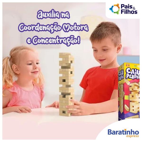 Imagem de Jogo de Empilhar de Mesa Torre Caiu Perdeu Pais & Filhos