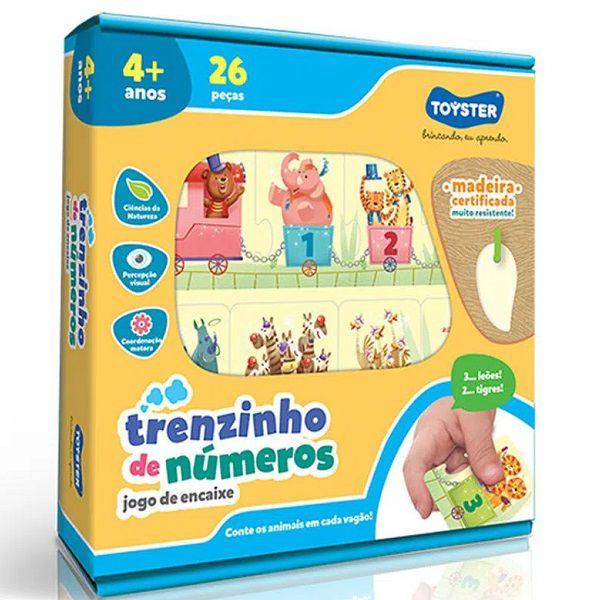 Imagem de Jogo de Encaixe Trenzinho de Numeros Toyster