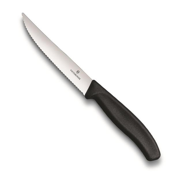 Imagem de Jogo de Facas de mesa para carnes lâmina serrilhada 12cm Victorinox 6 peças