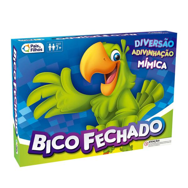 Imagem de Jogo de Fazer Mimicas Bico Fechado + Jogo de Tabuleiro Stop - Pais e Filhos