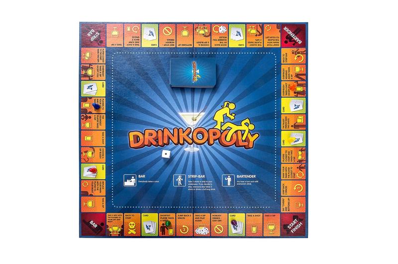 Imagem de Jogo de festa Drinkopoly Fun Drinking para adultos maiores de 21 anos com prancha