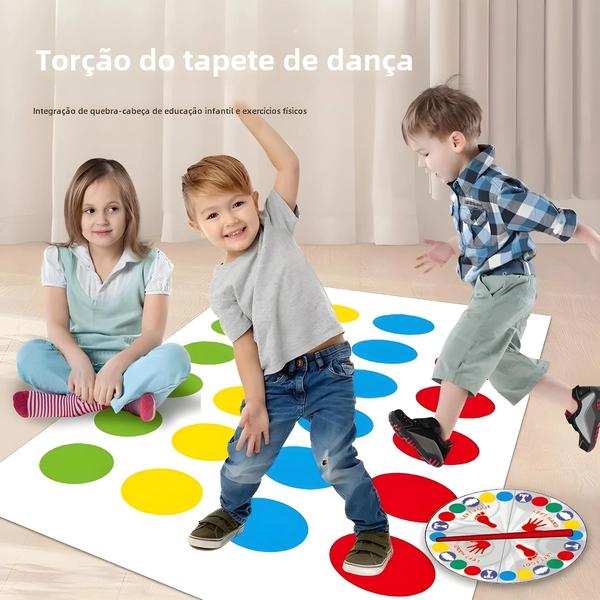 Imagem de Jogo De Festa Familiar Twister Brinquedo De Torção Ao Ar Livre Indoor Para Crianças Adultos