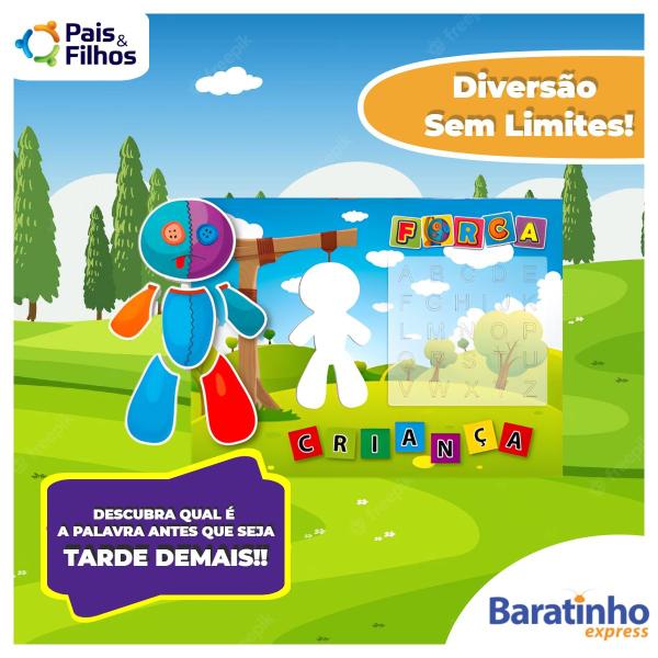 Imagem de Jogo De Forca Infantil Educativo Interativo Pais & Filhos