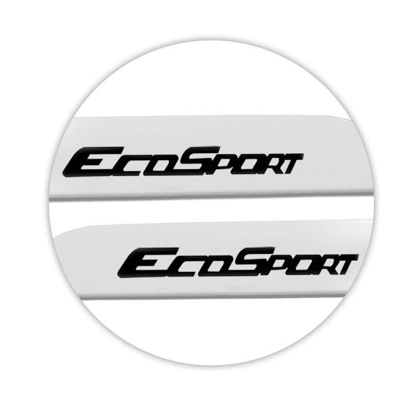 Imagem de Jogo de Friso Lateral Ecosport 2013 a 2021 Branco Artico