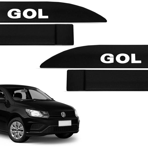 Imagem de Jogo de Friso Lateral Gol 2013 a 2023 Preto Ninja