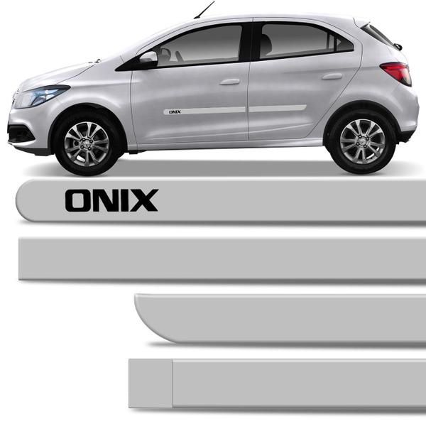 Jogo De Friso Lateral Onix 2012 A 2019 Prata Switchblade Cor Original Grafia Dupla Face - ZP Imagem de Jogo De Friso Lateral Onix 2012 A 2019 Prata Switchblade Cor Original Grafia Dupla Face