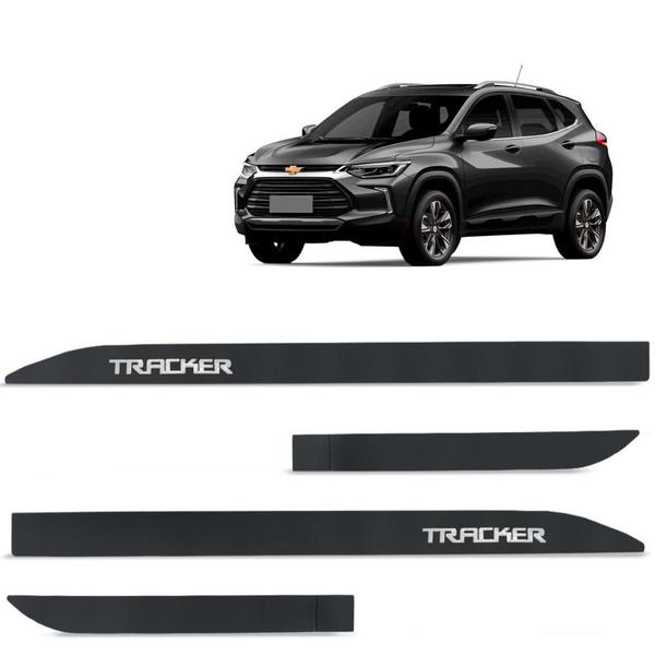 Jogo de Friso Lateral Tracker 2014 a 2024 Cinza Satin Steel Alto Relevo - GRID Imagem de Jogo de Friso Lateral Tracker 2014 a 2024 Cinza Satin Steel Alto Relevo