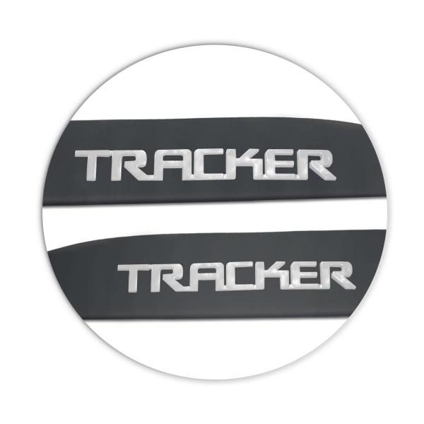 Jogo de Friso Lateral Tracker 2014 a 2024 Cinza Satin Steel Alto Relevo - GRID Imagem de Jogo de Friso Lateral Tracker 2014 a 2024 Cinza Satin Steel Alto Relevo
