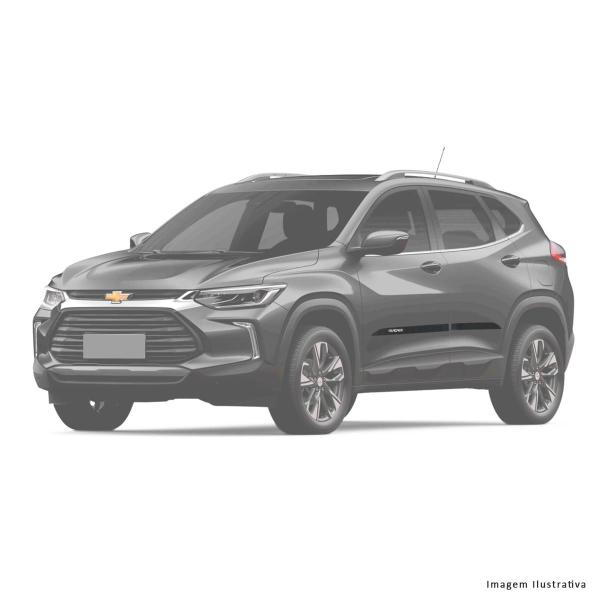 Jogo de Friso Lateral Tracker 2014 a 2024 Cinza Satin Steel Alto Relevo - GRID Imagem de Jogo de Friso Lateral Tracker 2014 a 2024 Cinza Satin Steel Alto Relevo