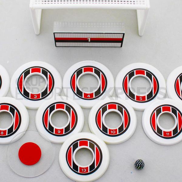 Jogo de Futebol de Botão Klopf Branco e Vermelho Cód. 4097 Imagem de Jogo de Futebol de Botão Klopf Branco e Vermelho Cód. 4097