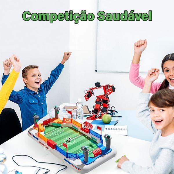 Imagem de Jogo de Futebol de Mesa Brinquedo Infantil Adulto Soccer Pinball Pebolim Fliperama 