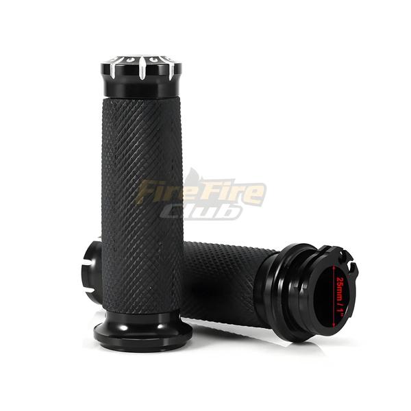 Imagem de Jogo de Grips de Borracha para Guidão de Harley Sportster 883/1200 - 1" (25mm)