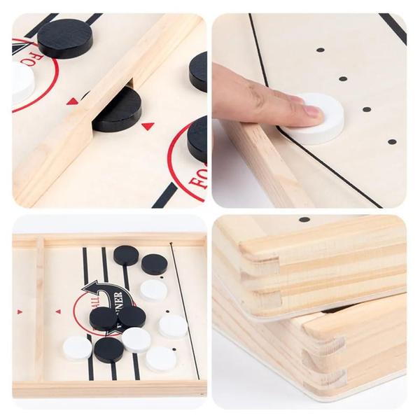 Jogo de Hóquei de Mesa com Estilingue Rápido - Brinquedo Interativo para Família Imagem de Jogo de Hóquei de Mesa com Estilingue Rápido - Brinquedo Interativo para Família