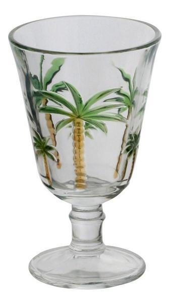 Imagem de Jogo De Jarra 1,3 litros Com 6 Taças De Cristal Palm Hand Painting Lyor