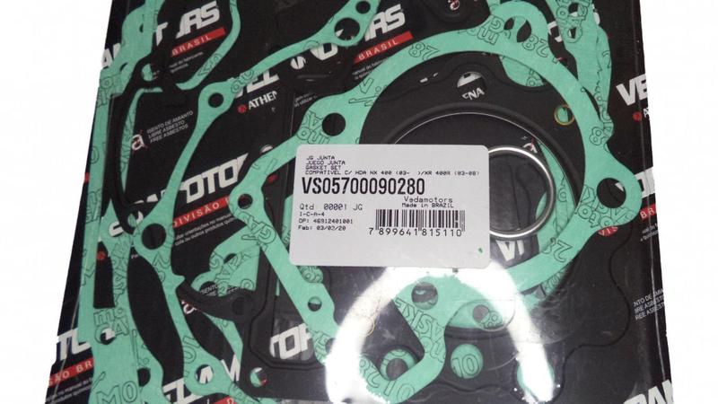 Imagem de Jogo de junta sem borracha HONDA NX4 NX 400 FALCON 400 03-08 XR 400R96-04 vs05700090280 - Vedamotors