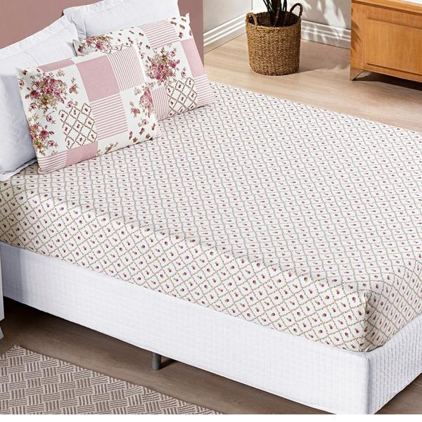 Jogo de Lençol Cama Solteiro 2 peças com Elástico Bouti - Bia Enxovais Imagem de Jogo de Lençol Cama Solteiro 2 peças com Elástico Bouti