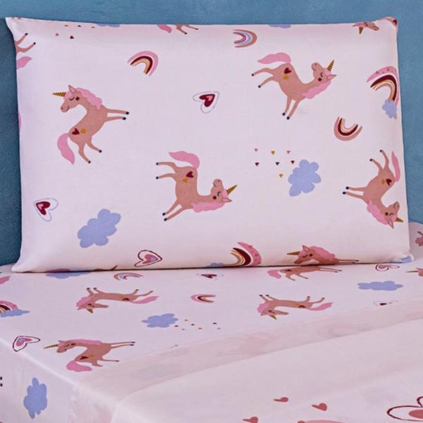 Jogo de Lençol Cama Solteiro 3 peças Infantil Bouti Kids - Bia Enxovais Imagem de Jogo de Lençol Cama Solteiro 3 peças Infantil Bouti Kids