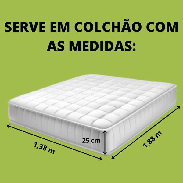 Imagem de Jogo de Lençol Casal 3 Peças Estampado COZZILAR - Malha 100% Algodão, Conforto Extra e Estilo Para Seu Quarto