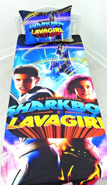 Imagem de Jogo De Lençol Cobre Leito E Fronha Anime , Sharkboy e Lavagirl 1 LS-SL1