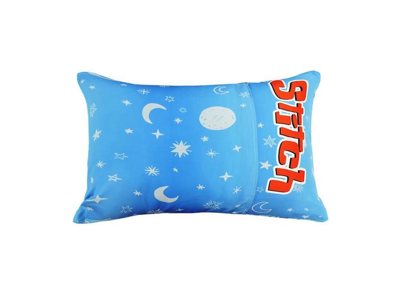 Jogo De Lençol Cobre Leito Fronha Stitch Infantil Decorativo - Fantasia Bras Imagem de Jogo De Lençol Cobre Leito Fronha Stitch Infantil Decorativo