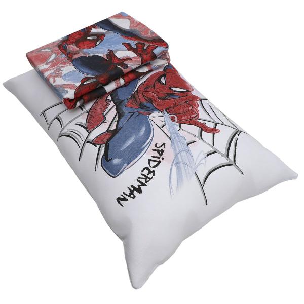 Imagem de Jogo de Lençol Infantil Homem Aranha Simples Solteiro 2 Peças Spider Man Textura Portallar