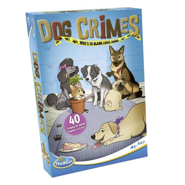 Imagem de Jogo de lógica ThinkFun Dog Crimes para crianças maiores de 8 anos com 40 Chal.