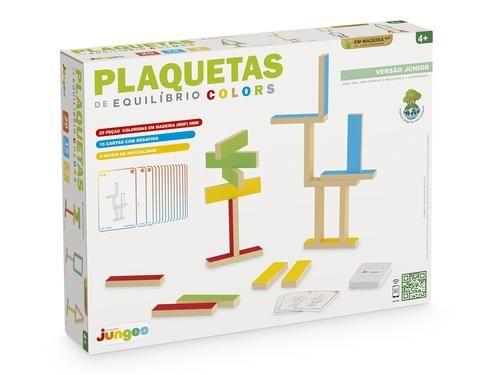 Imagem de Jogo de Madeira Plaquetas de Equílíbrio Colors - Junges