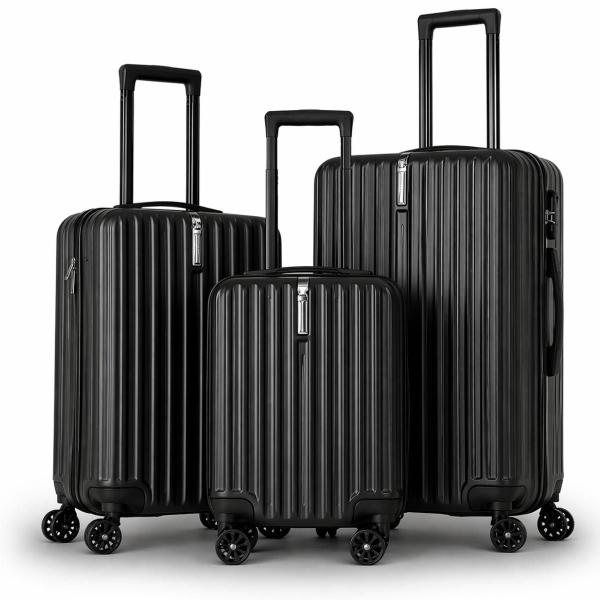 Jogo de Malas de Viagem ABS 3 Peças RZNL Rodas 360 Super Leve com Gancho Jogo de Malas de Viagem ABS 3 Peças RZNL Rodas 360 Super Leve com Gancho