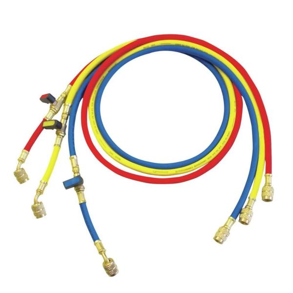 Jogo de Mangueiras 3 Unidades 5/16" 1.5M para Manifold 1500000030 ROTHENBERGER Imagem de Jogo de Mangueiras 3 Unidades 5/16" 1.5M para Manifold 1500000030 ROTHENBERGER