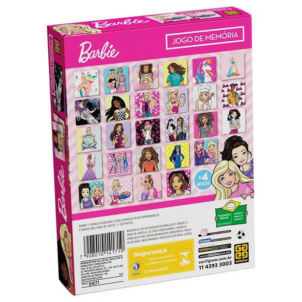 Imagem de Jogo de Memória Barbie - Grow