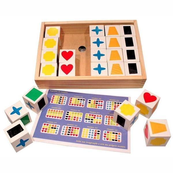 Jogo De Memória Educativo Cubos Para Atividade Método Teacch - Carimbras Imagem de Jogo De Memória Educativo Cubos Para Atividade Método Teacch