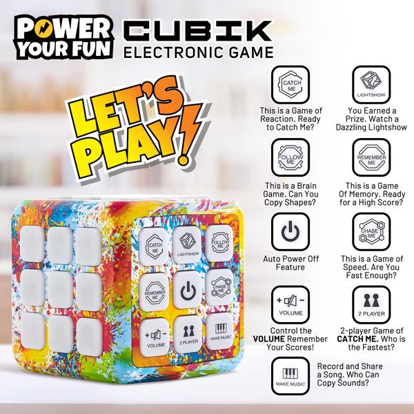 Imagem de Jogo de memória Power Your Fun Cubik LED Flashing Cube Kids 6+