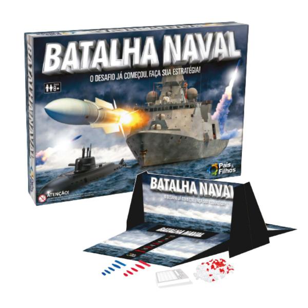 Jogo de Mesa Batalha Naval Tabuleiro Familia Infantil Adulto - Pais e filhos Imagem de Jogo de Mesa Batalha Naval Tabuleiro Familia Infantil Adulto