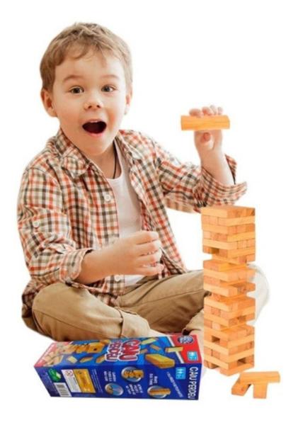 Jogo De Mesa - Caiu Perdeu - Estilo Jenga - Pais E Filhos Imagem de Jogo De Mesa - Caiu Perdeu - Estilo Jenga - Pais E Filhos