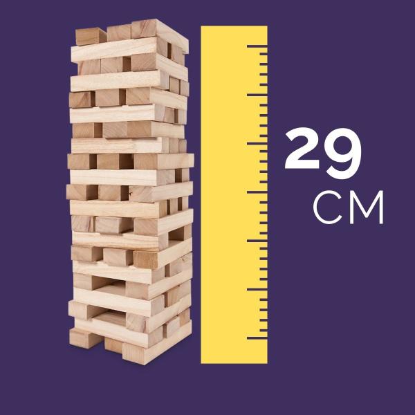 Jogo De Mesa - Caiu Perdeu - Estilo Jenga - Pais E Filhos Imagem de Jogo De Mesa - Caiu Perdeu - Estilo Jenga - Pais E Filhos