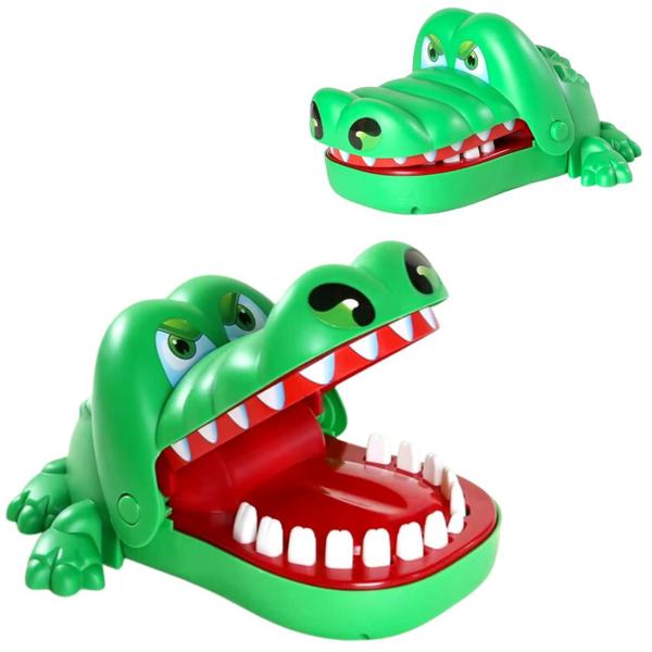 Imagem de Jogo De Mesa Crocodilo Croc-croc Morde Dedo Pegadinha Brinquedo Infantil Mordida Crianças Jacaré - Bbr Toys