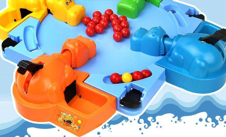 Imagem de Jogo de mesa Funny Hungry Hippo Swallow Beads Feeding Frogs