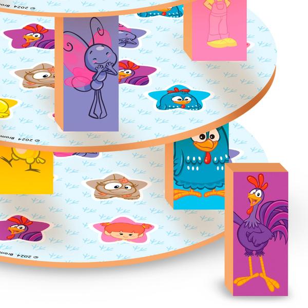 Jogo De Mesa Galinha Pintadinha Torre De Equilibrio Educativo Nig Brinquedos Imagem de Jogo De Mesa Galinha Pintadinha Torre De Equilibrio Educativo Nig Brinquedos