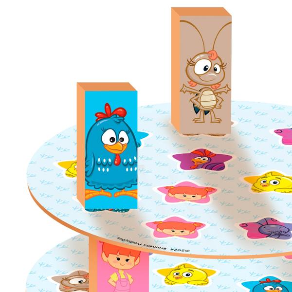 Jogo De Mesa Galinha Pintadinha Torre De Equilibrio Educativo Nig Brinquedos Imagem de Jogo De Mesa Galinha Pintadinha Torre De Equilibrio Educativo Nig Brinquedos