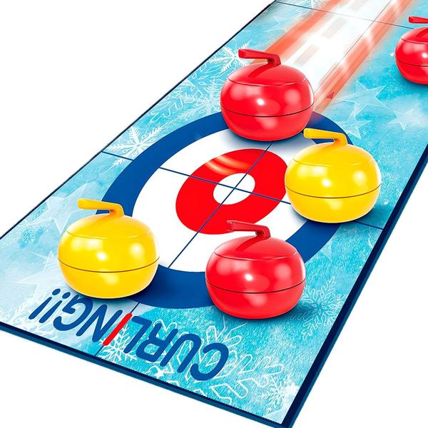 Imagem de Jogo De Mesa Mini Curling Indoor Divertido Para Crianças