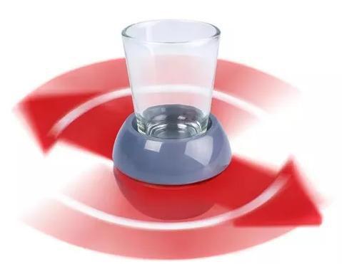 Imagem de Jogo de mesa para Shot Vira Drink Bebidas com Copo 50Ml Vidro Spinner Mãozinha