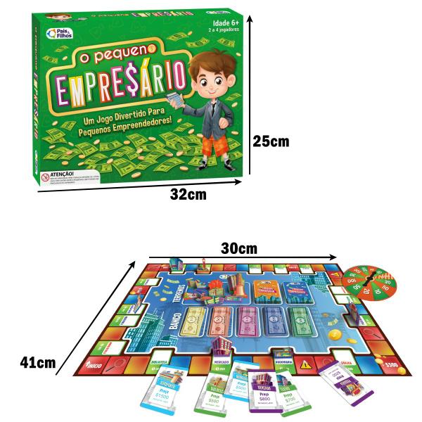 Imagem de Jogo De Mesa Pequeno Empresario Educação Financeira Infantil