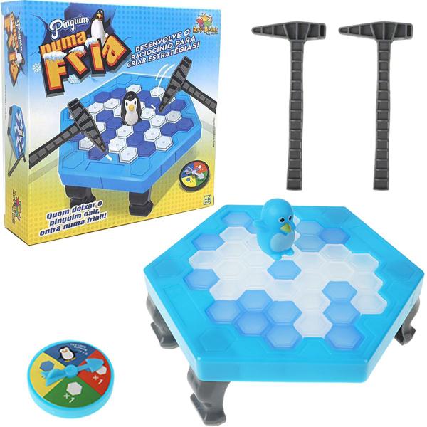 Imagem de Jogo De Mesa Pinguim Numa Fria Art Brink Brinquedo Natal